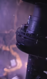 a closeup of a camera on the ground