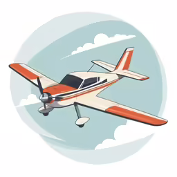 an airplane is flying through the sky