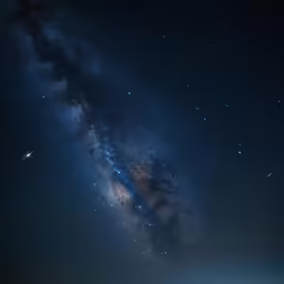 a night sky with the star of the zodiac sign