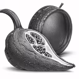 an image of a fruit cut in half