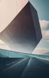 an empty walkway in the middle of nowhere