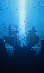this is an image of some rain falling from the sky