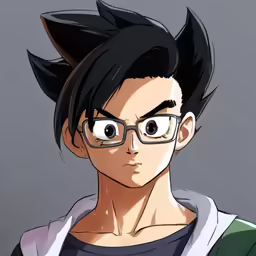 a cartoon image of a man with glasses