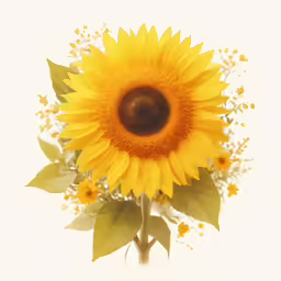a yellow sunflower with the center being cut open