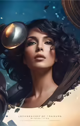 the woman has her hair back by a hair dryer