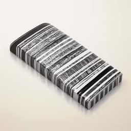 a close up of a book with lines