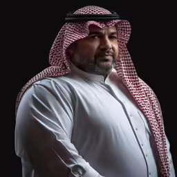 a man with a beard and in a white shirt