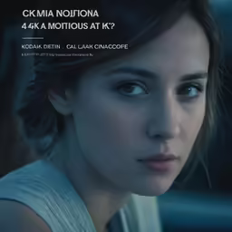 the girl in white is shown looking into the camera