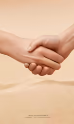 the hands of a couple of people holding hands