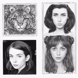some people are drawing pictures with pencil