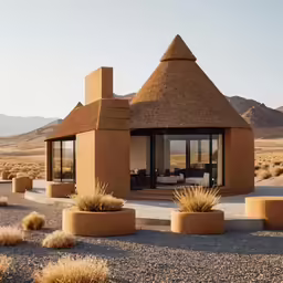 a building in the middle of nowhere