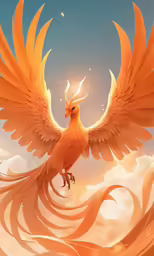 a bird with huge wings in the sky