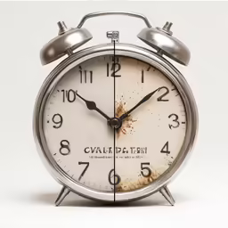 an old analog clock showing the time eleven thirteen