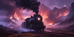 there is a train that is on the tracks