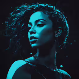 the woman