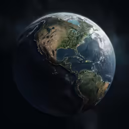 an image of the earth with some clouds