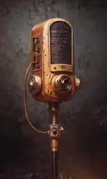 an old camera that is sitting on a tripod