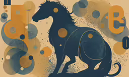 a picture of a horse that is standing on the ground