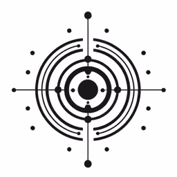 an optical model in black and white