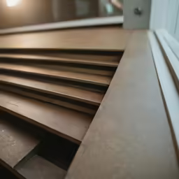 there are many different types of plywood on the floor