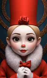 a digital drawing of an elf is holding her hands in her pockets