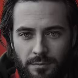 this is a man looking straight at the camera