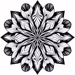 a black and white drawing of a flower,a black and white image of a flower
