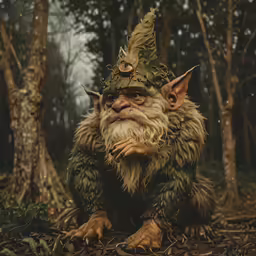 a man with beard and wearing a green mask