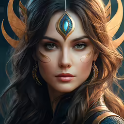 a close up shot of a female wonder woman