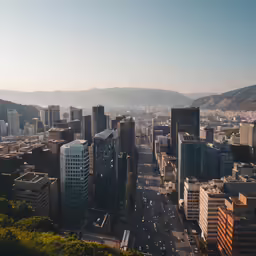 a large city with lots of tall buildings on it