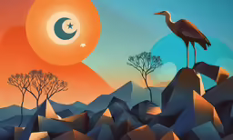 a picture of a bird sitting on a rock