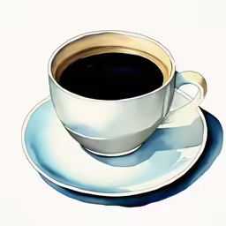 there is a cup of coffee that is sitting on a saucer