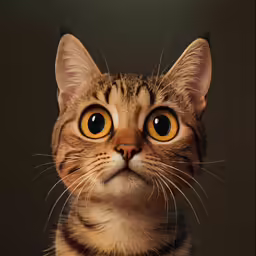 an adorable cat with its head looking upward
