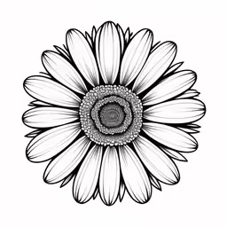 black and white photo of a sunflower,a flower in black and white on a paper
