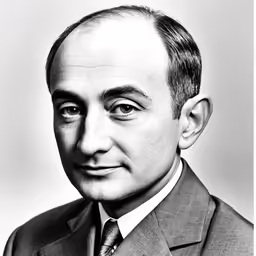 a man wearing a gray suit and tie