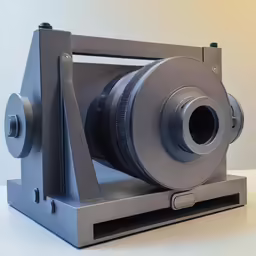the large, metal object is ready for display