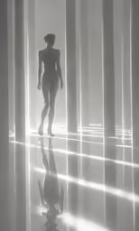 woman in high heeled heels walking on floor