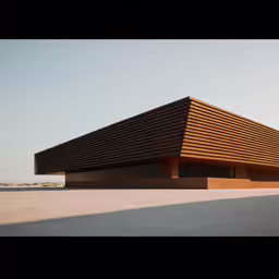 an image of a building made out of different materials