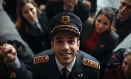 a group of pilots standing together and smiling for a photo