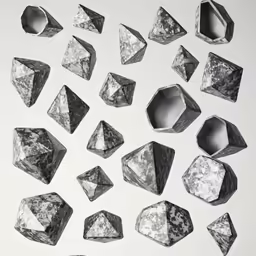 a white background with a number of diamonds on it