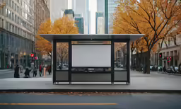 an empty public bench sitting on the side of a street
