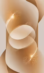 an abstract illustration of some round circles