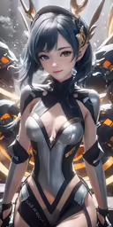 a cartoon character that has an artistic look