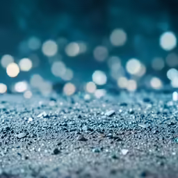 the light is coming on and some droplets are on the ground