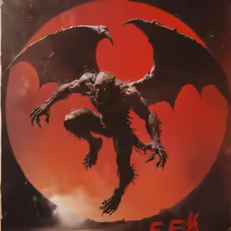 an animated dragon is shown flying in the sky