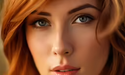 a girl with long blonde hair and blue eyes
