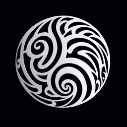 the logo for an art studio, black and white