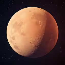 a moon that is flying through the air