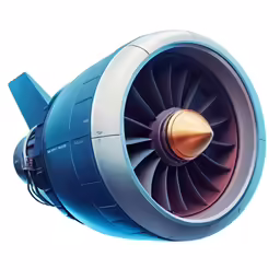 a close up image of a jet engine