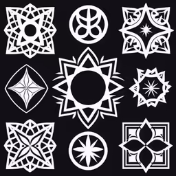 the symbols and their meanings, from a black book